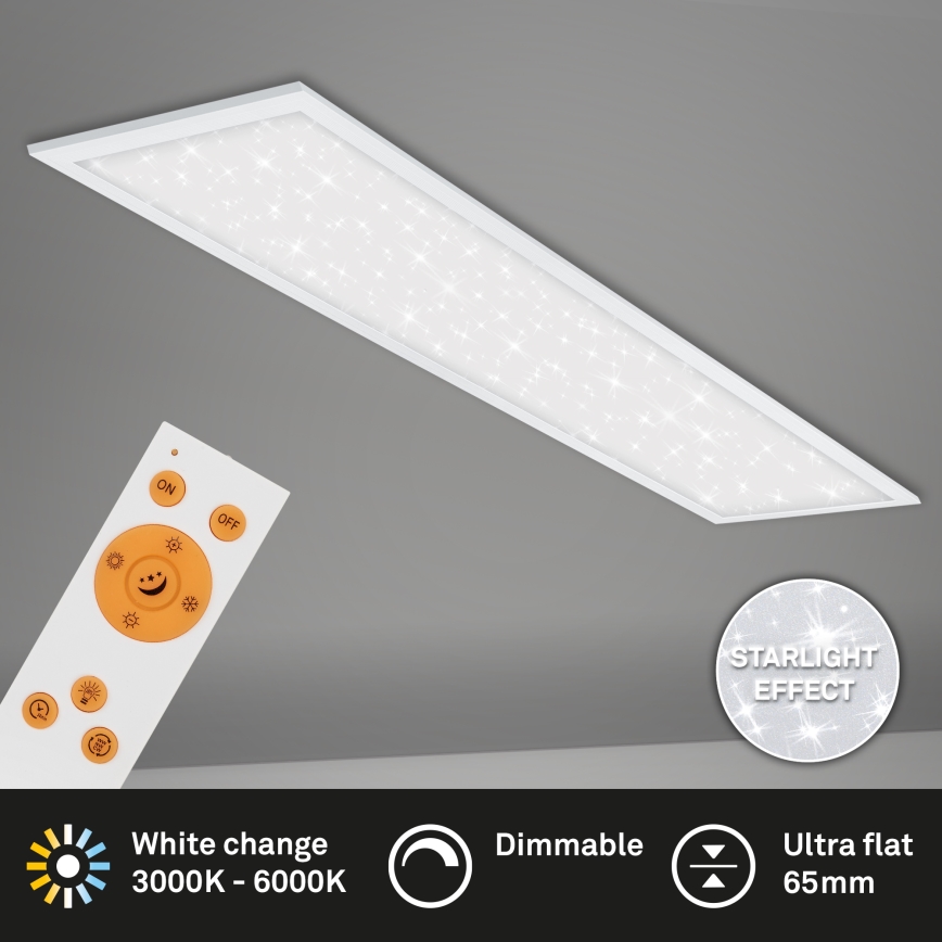 Briloner 7304-016 - LED Dimmable φωτιστικό οροφής STARRY SKY LED/36W/230V 3000-6000K + τηλεχειριστήριο