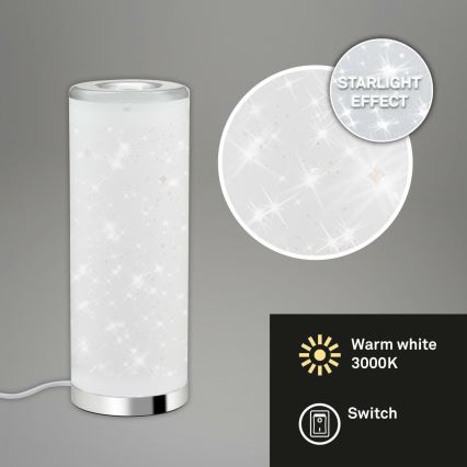 Briloner 7332-018 - Επιτραπέζια λάμπα LED STARRY SKY 1xGU10/5W/230V λευκό