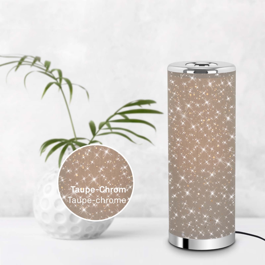 Briloner 7334-011 - Επιτραπέζια λάμπα LED STARRY SKY 1xGU10/5W/230V καφέ