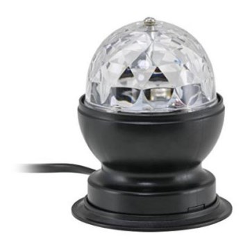Briloner 7357-015 - LED επιτραπέζια ντισκομπάλα DISCO LIGHT 1xE27/3W/230V