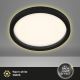 Briloner 7361-015 - Φωτιστικό οροφής LED CADRE LED/18W/230V d. 29,7 cm μαύρο