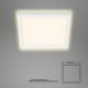 Briloner 7362-016 - Φωτιστικό οροφής LED CADRE LED/18W/230V 29,6x29,6 cm λευκό