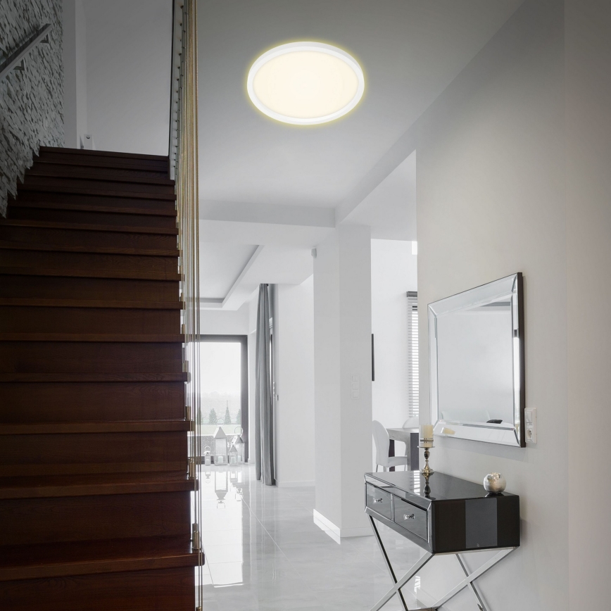 Briloner 7363-016 - Φωτιστικό οροφής LED CADRE LED/22W/230V d. 42,5 cm λευκό