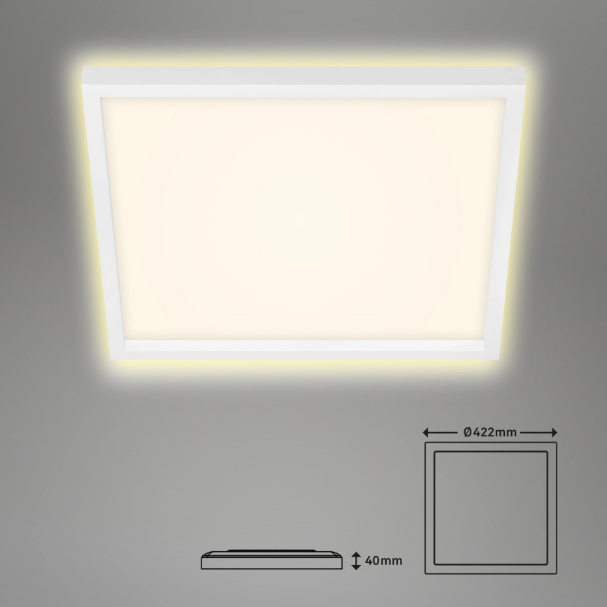 Briloner 7364-016 - Φωτιστικό οροφής LED CADRE LED/22W/230V 42,2x42,2 cm λευκό