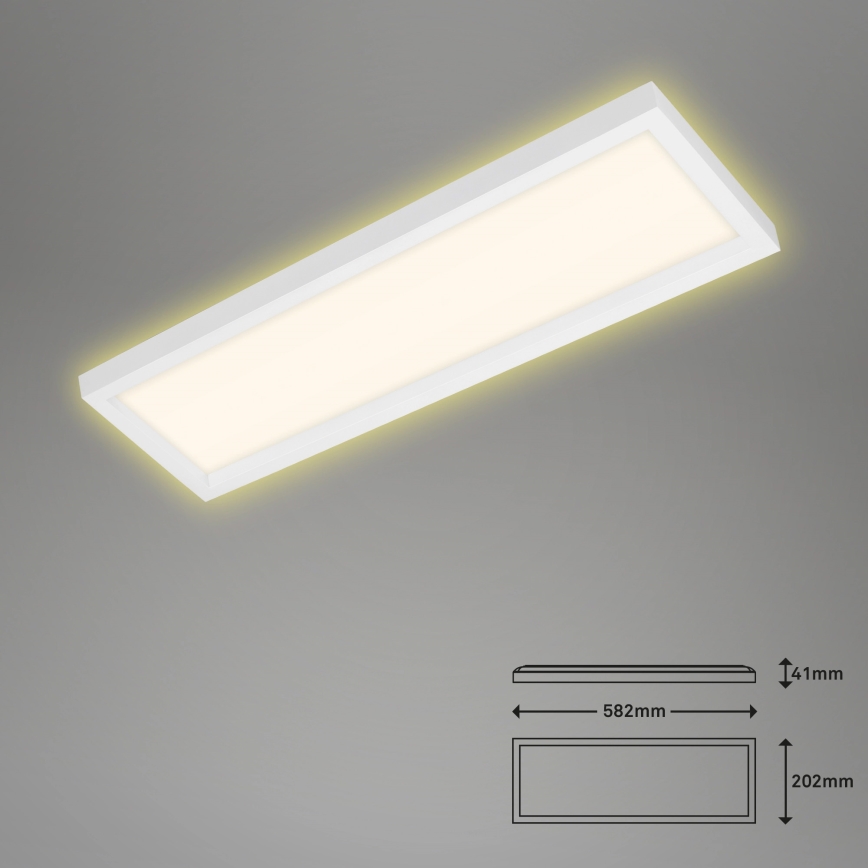 Briloner 7365-016 - Φωτιστικό οροφής LED CADRE LED/22W/230V 58,2x20,2 cm λευκό