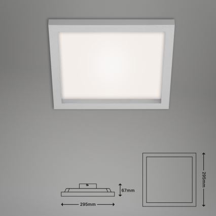 Briloner 7370-014 - LED ρυθμιζόμενο φωτιστικό οροφής LED/18W/230V 3000-6500K με τηλεχειριστήριο