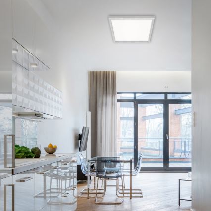 Briloner 7371-014 - LED ρυθμιζόμενο φωτιστικό οροφής LED/24W/230V 3000-6500K με τηλεχειριστήριο