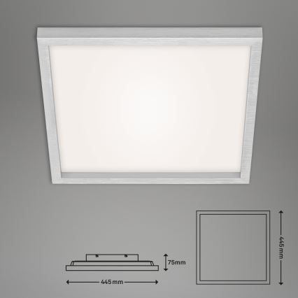 Briloner 7371-014 - LED ρυθμιζόμενο φωτιστικό οροφής LED/24W/230V 3000-6500K με τηλεχειριστήριο