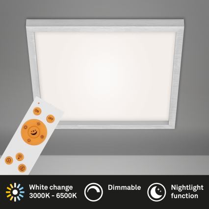 Briloner 7371-014 - LED ρυθμιζόμενο φωτιστικό οροφής LED/24W/230V 3000-6500K με τηλεχειριστήριο