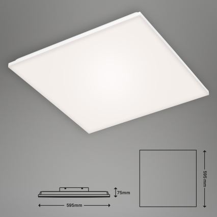 Briloner 7378216 - Πάνελ dimming LED LED/38W/230V 3000-6500K + τηλεχειριστήριο