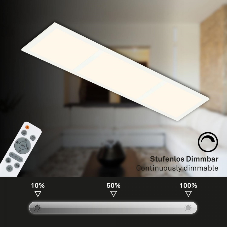 Briloner 7388-016 - RGBW Φωτιστικό οροφής dimming LED/24W/230V 3000-6500K + τηλεχειριστήριο