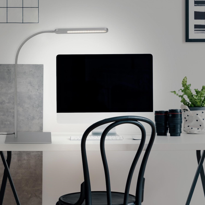 Briloner 7389-014 - LED Dimming touch flexible επιτραπέζια λάμπα SERVO LED/8W/230V 3000/4000/6500K