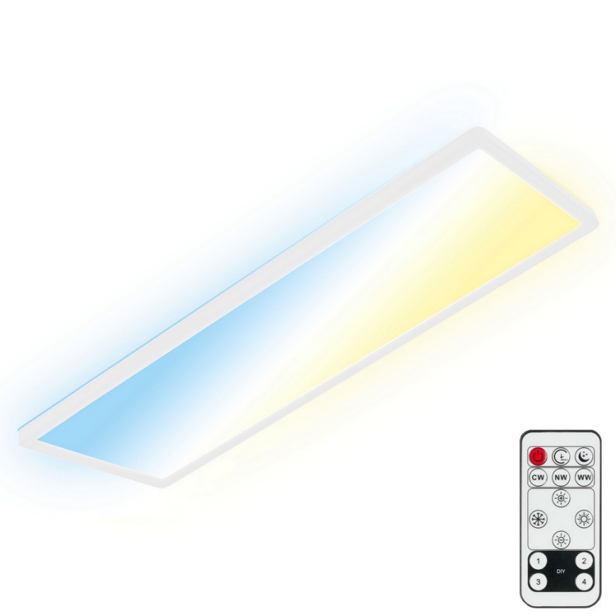 Briloner 7403-016 - LED Dimmable φωτιστικό οροφής SLIM LED/23W/230V 2700-6500K + τηλεχειριστήριο