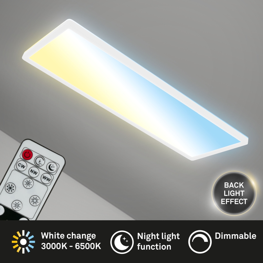 Briloner 7403-016 - LED Dimmable φωτιστικό οροφής SLIM LED/23W/230V 2700-6500K + τηλεχειριστήριο