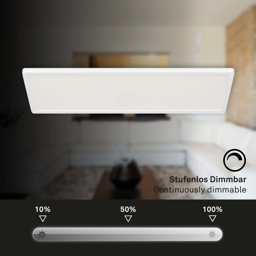 Briloner 7403-016 - LED Dimmable φωτιστικό οροφής SLIM LED/23W/230V 2700-6500K + τηλεχειριστήριο