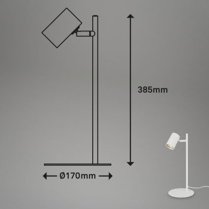 Briloner 7408-016 - Eπιτραπέζια λάμπα RETRO 1xGU10/9W/230V λευκό
