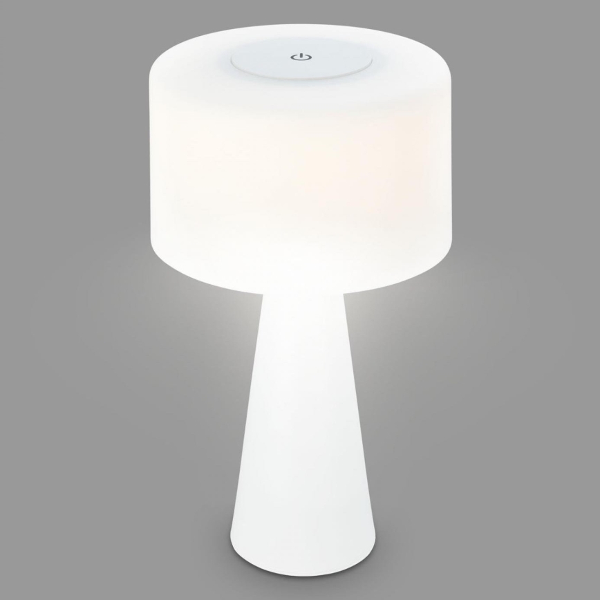 Briloner 7420016 - LED Dimming επαναφορτιζόμενο αφής Εξωτερικού χώρου Επιτραπέζιο φωτιστικό LED/4W/5V IP44 3000K λευκό