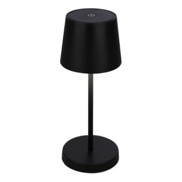 Briloner 7423015 - Επαναφορτιζόμενος εξωτερικός επιτραπέζιος φωτιστικό LED με ρύθμιση φωτεινότητας LED/2,6W/5V IP44 2000 mAh μαύρο