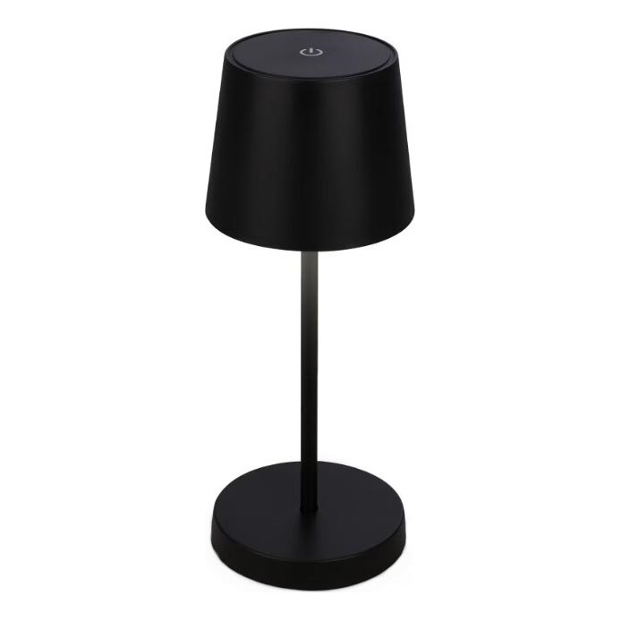 Briloner 7423015 - Επαναφορτιζόμενος εξωτερικός επιτραπέζιος φωτιστικό LED με ρύθμιση φωτεινότητας LED/2,6W/5V IP44 2000 mAh μαύρο