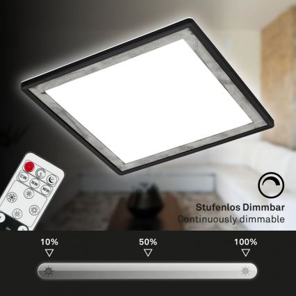 Briloner 7459-414 - LED Dimmable φωτιστικό οροφής SLIM LED/22W/230V 2700-6500K + τηλεχειριστήριο