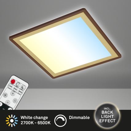 Briloner 7459-417 - LED Dimmable φωτιστικό οροφής DECO LED/24W/230V 2700-6500K + τηλεχειριστήριο