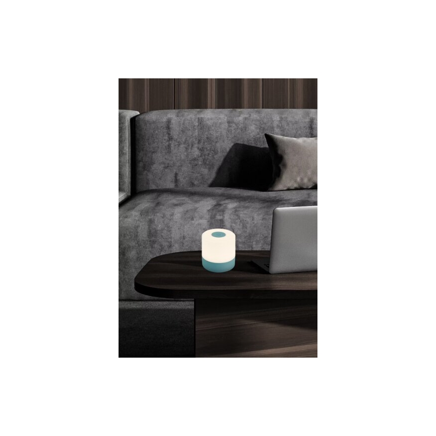 Briloner 7461010 - LED Dimming επαναφορτιζόμενο Εξωτερικού χώρου Επιτραπέζιο φωτιστικό LED/2W/5V IP44 μπλε