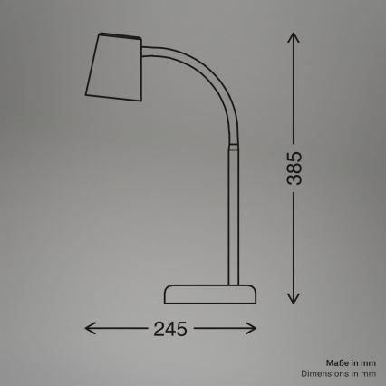 Briloner 7476-011 - Επιτραπέζιο φωτιστικό SKRIVA 1xGU10/9W/230V μπεζ