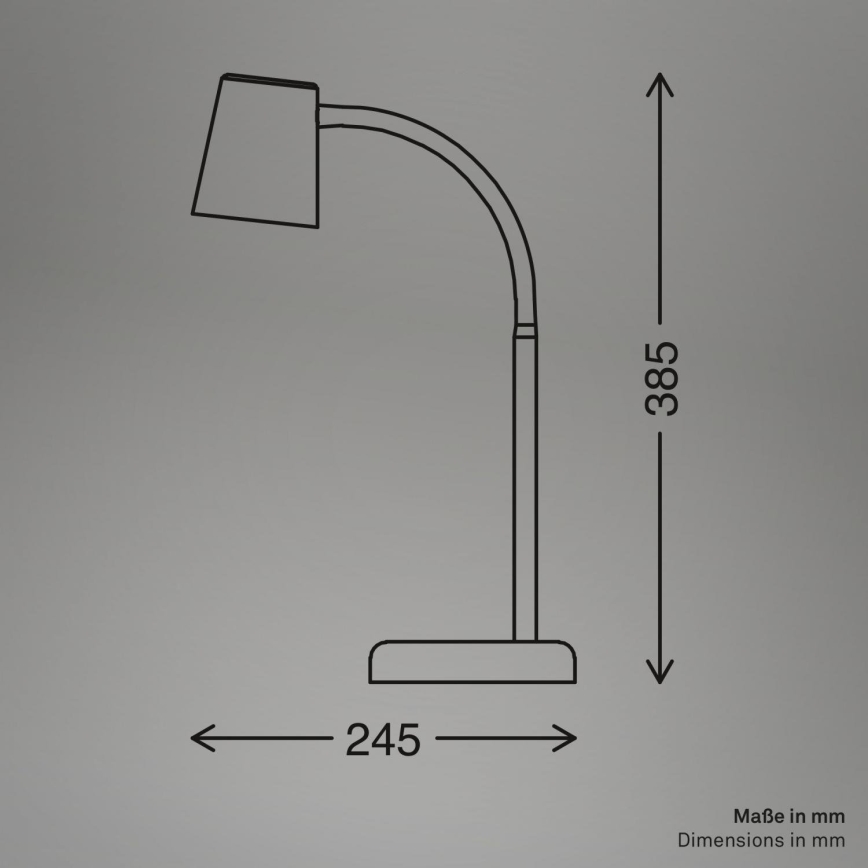 Briloner 7476-011 - Επιτραπέζιο φωτιστικό SKRIVA 1xGU10/9W/230V μπεζ