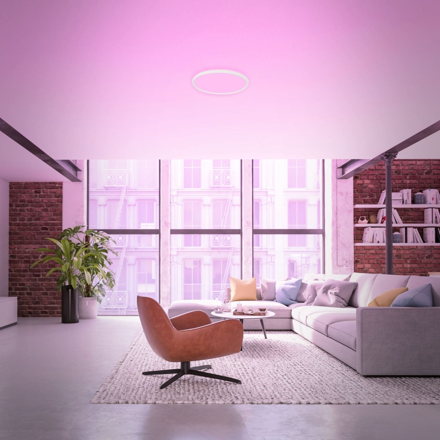 Briloner 7494016 - LED RGBW ρυθμιζόμενο φωτιστικό οροφής SMART LED/22W/230V 4000K διάμ. 42 cm Wi-Fi Tuya + τηλεχειριστήριο