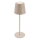 Briloner 7508011 - LED Dimming επαναφορτιζόμενο Εξωτερικού χώρου Επιτραπέζιο φωτιστικό 2σε1 LED/2,5W/5V IP44 μπεζ