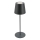 Briloner 7508015 - LED Dimming επαναφορτιζόμενο Εξωτερικού χώρου Επιτραπέζιο φωτιστικό 2σε1 LED/2,5W/5V IP44 ανθρακί