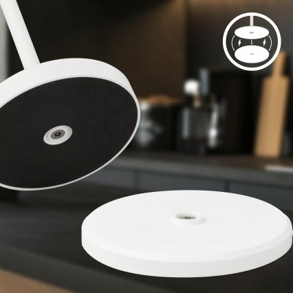 Briloner 7521016 - Ρυθμιζόμενη επαναφορτιζόμενη εξωτερική επιτραπέζια λάμπα LED SIGO LED/2,5W/5V IP44 2600 mAh λευκή