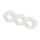 Briloner 7586036 - Σετ 3x LED χωνευτό φωτιστικό οροφής για μπάνιο KLIRA 1xLED/4,9W/230V 2500/3000/4000K IP23 λευκό