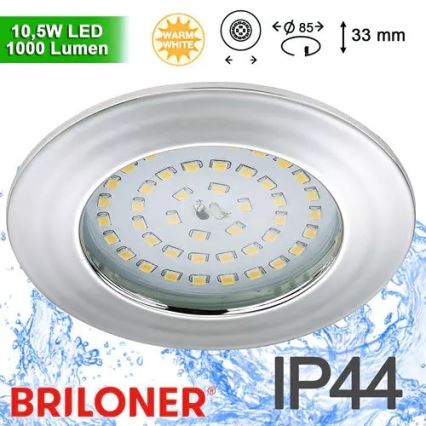 Briloner 8310-019 - Κρεμαστό φωτιστικό οροφής μπάνιου LED LED/10,5W/230V IP44