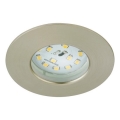 Briloner 8316-012 - LED εντοιχισμένο φωτιστικό μπάνιου ρυθμιζόμενης έντασης LED/5,5W/230V IP44 ματ χρώμιο