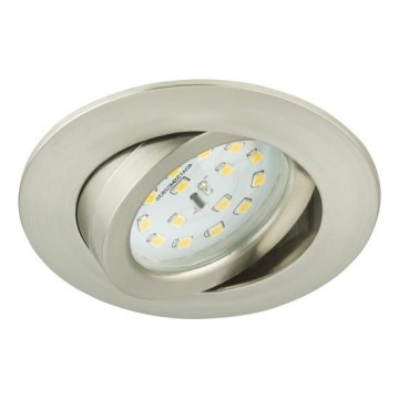 Briloner 8317-012 - Ρυθμιζόμενο εντοιχισμένο φωτιστικό οροφής για μπάνιο LED/5,5W/230V IP23 ματ χρώμιο
