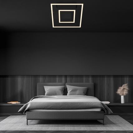 Briloner - Φωτιστικό οροφής LED FRAME LED/22W/230V 3000K 30x32 cm μαύρο