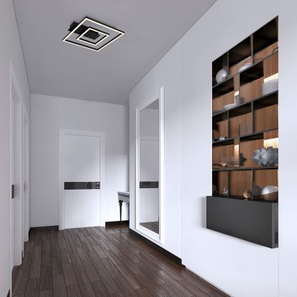 Briloner - Φωτιστικό οροφής LED FRAME LED/22W/230V 3000K 30x32 cm μαύρο