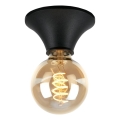 Briloner - Φωτιστικό οροφής για μπάνιο 1xE27/10W/230V IP44 μαύρο