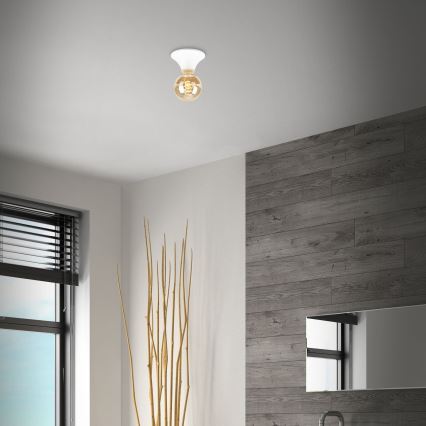 Briloner - Φωτιστικό οροφής μπάνιου 1xE27/10W/230V IP44 λευκό