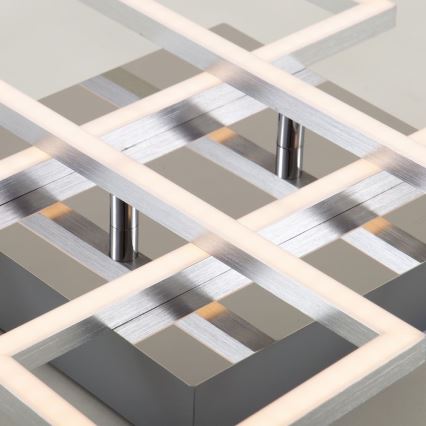 Briloner - LED Ρυθμιζόμενο φωτιστικό οροφής FRAME 4xLED/12W/230V