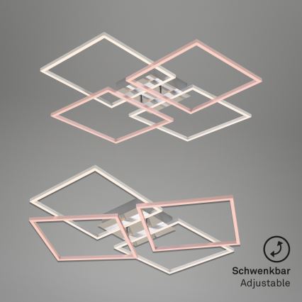 Briloner - LED Ρυθμιζόμενο φωτιστικό οροφής FRAME 4xLED/12W/230V