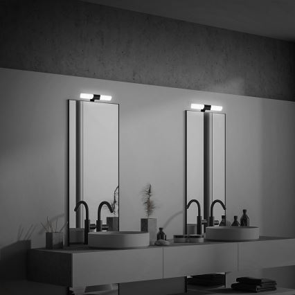 Briloner - LED Φωτιστικό καθρέφτη μπάνιου LED/7W/230V 4000K IP44 32 cm μαύρο