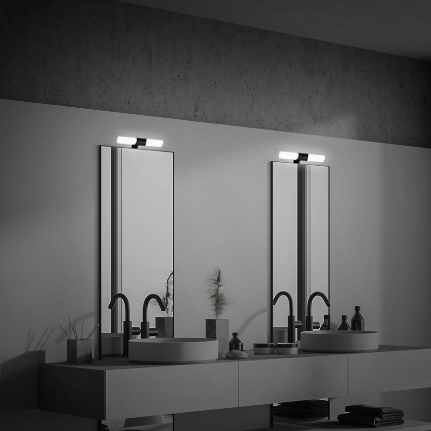Briloner - LED Φωτιστικό καθρέφτη μπάνιου LED/7W/230V 4000K IP44 32 cm μαύρο