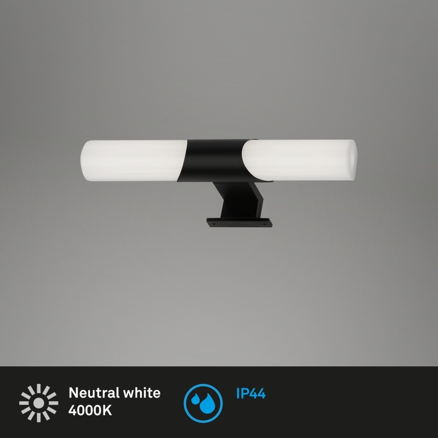 Briloner - LED Φωτιστικό καθρέφτη μπάνιου LED/7W/230V 4000K IP44 32 cm μαύρο