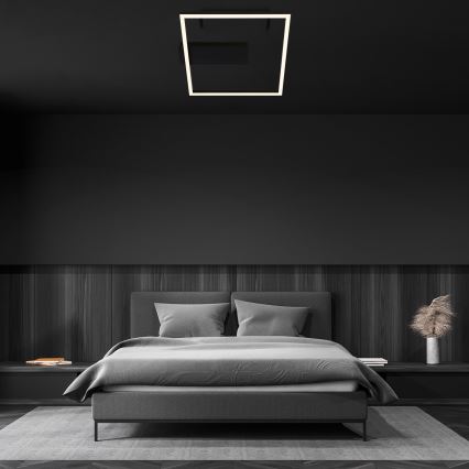 Briloner - LED φωτιστικό οροφής FRAME LED/14W/230V 3000K 30x32 cm μαύρο