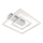 Briloner - LED φωτιστικό οροφής FRAME LED/22W/230V 3000K 30x32 cm ματ χρώμιο