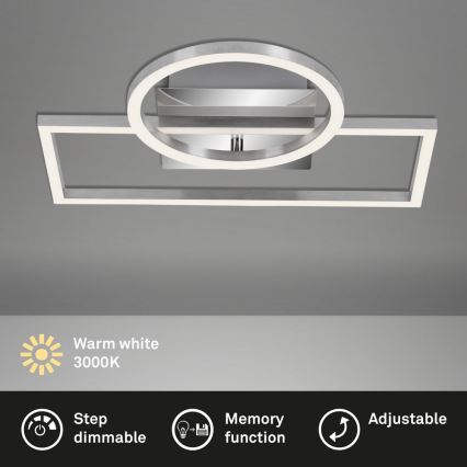 Briloner - Ρυθμιζόμενο φωτιστικό οροφής LED FRAMES LED/19W/230V