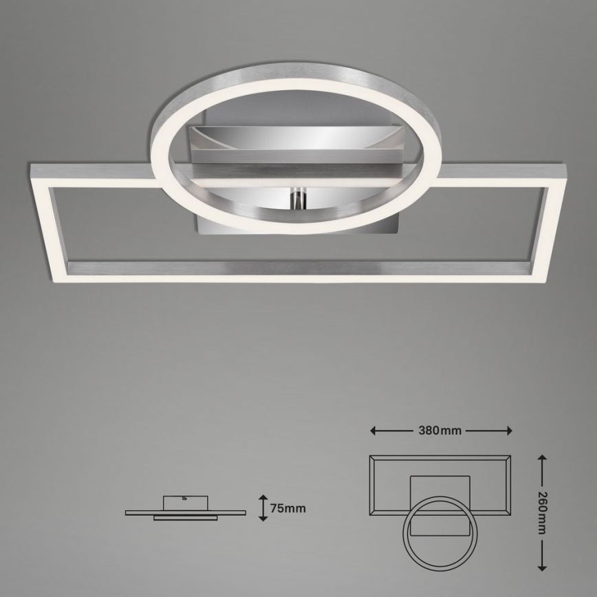 Briloner - Ρυθμιζόμενο φωτιστικό οροφής LED FRAMES LED/19W/230V