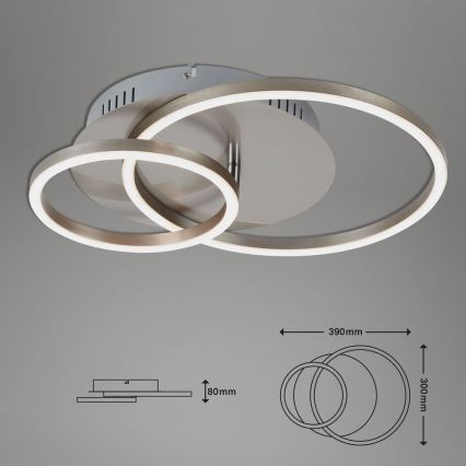 Briloner - Ρυθμιζόμενο φωτιστικό οροφής LED FRAMES LED/24,5W/230V